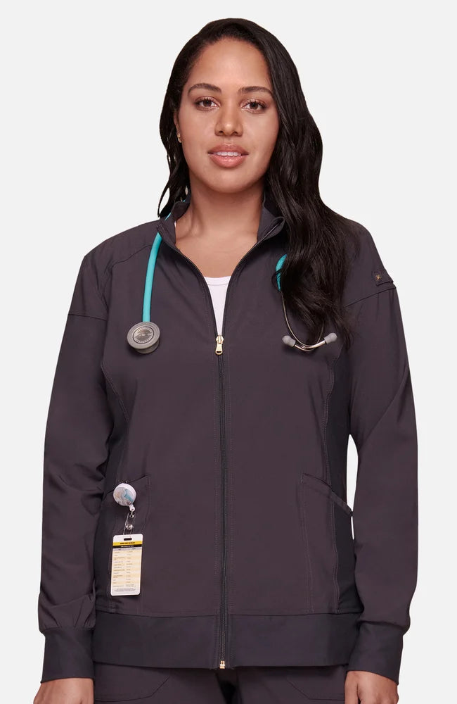 iFlex by Cherokee Zip Scrub Jacket