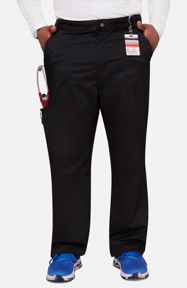 Men's Cherokee Revolution Zip Fly Cargo Scrub Pant