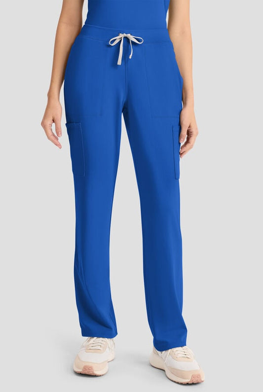 Cherokee Achieve Women's 5-Pocket Drawstring Cargo Knit Pants