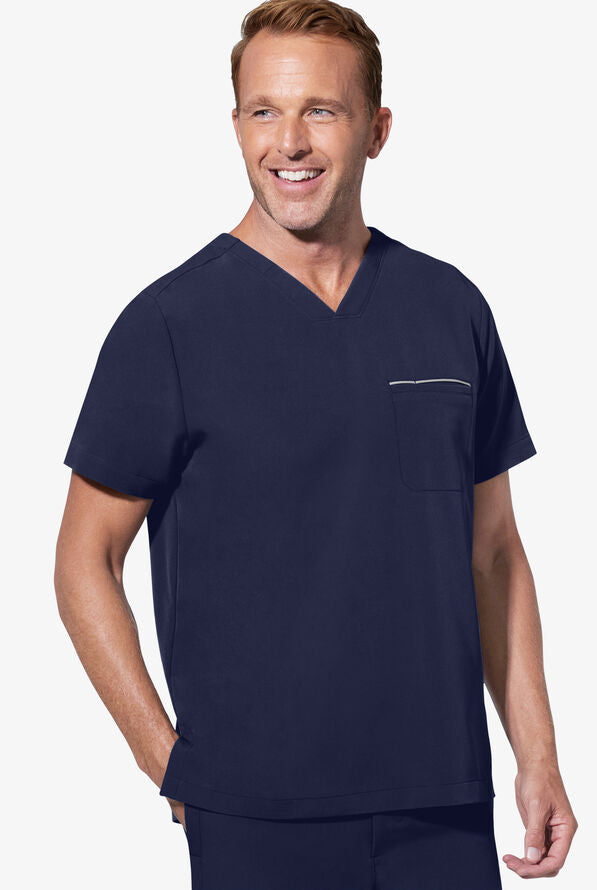 Healing Hands 360 Spencer Men's 1-Pocket STRETCH V-Neck Scrub Top