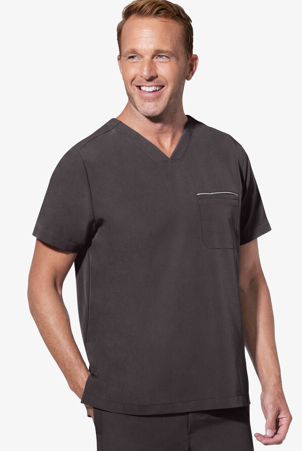 Healing Hands 360 Spencer Men's 1-Pocket STRETCH V-Neck Scrub Top