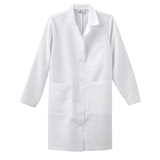 Womens White Swan Meta Lab Coat